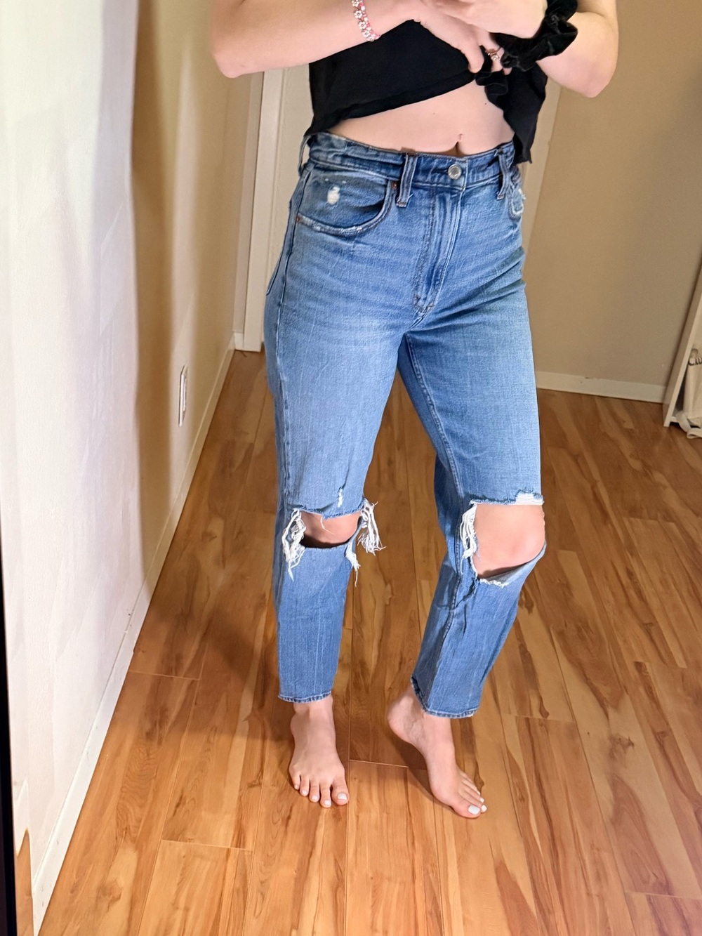 Abercrombie Ankle Straight Jeans - Size 27